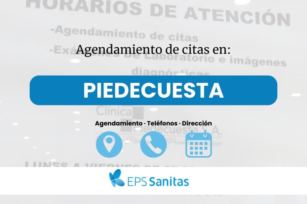 Sacar citas EPS Sanitas en Piedecuesta · Número de Teléfono y Ubicación