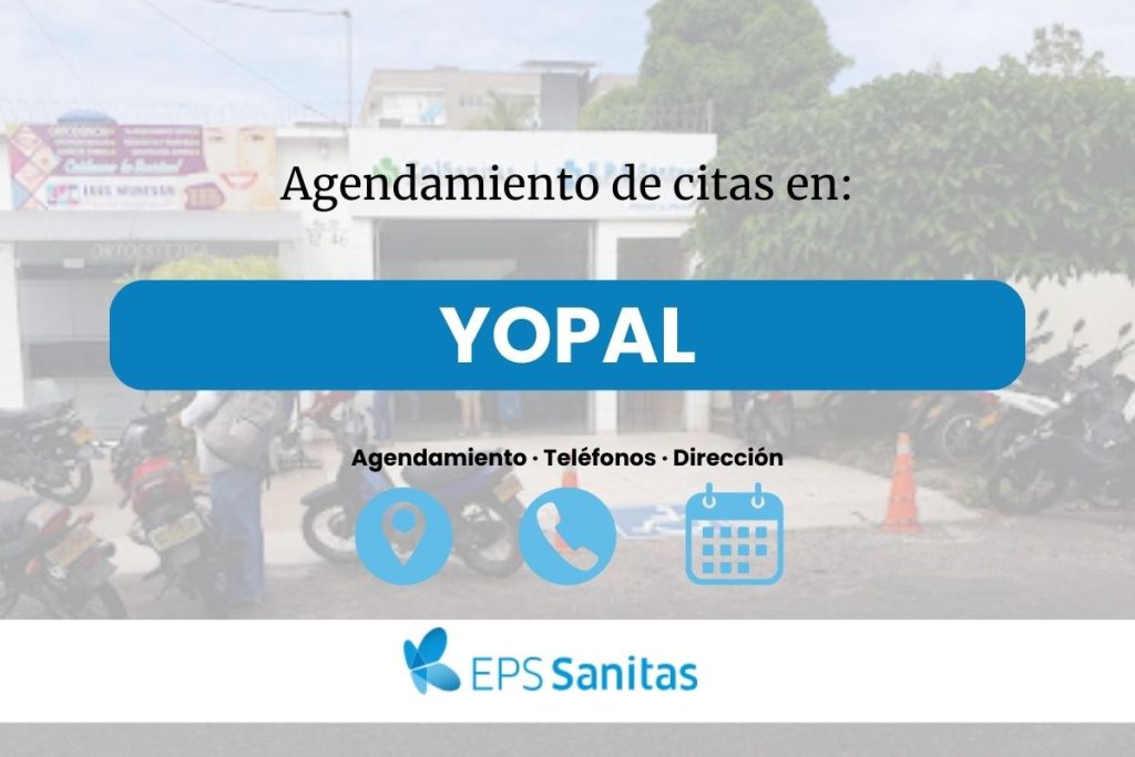 Apartar cita médica Sanitas EPS en Yopal · Teléfono y Dirección